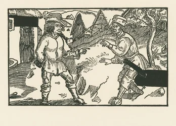 Syrus och Chremes, ca 1492-93 (träsnitt)