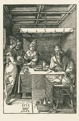 Johannes Döparens huvud förs till Herodes