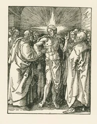 Den helige Thomas otrolighet, ca 1510-10 (träsnitt)