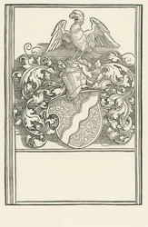 Michael Behaims vapensköld, ca 1518-20 (träsnitt)