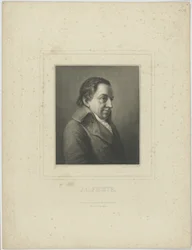 Porträtt av Johann Gottlieb Fichte 1762-1814.