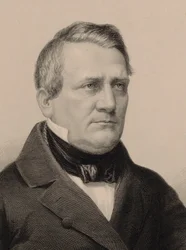 Porträtt av kompositören Franz Lachner 1803-1890, 1850.