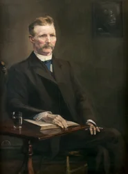 Robert Stirton, JP (1849-1917) (olja på duk)