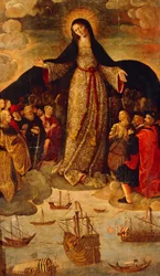 The Virgin of the Navigators (mittpanelen)