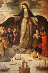 Virgin of the Mareantes altartavla (detalj)