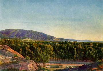 Utsikt över Castellamare från Pompeji, 1846, 1965.