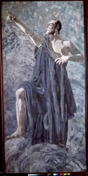 Feodor Chaliapin som Mephistopheles i operan Faust av Charles Gounod