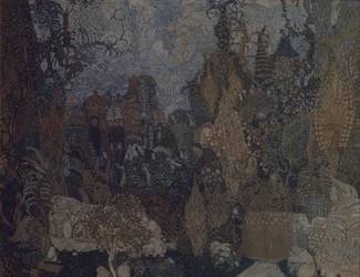 Scenografi för baletten Eldfågeln av I. Stravinsky, 1910