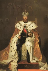 Porträtt av Alexander III av Ryssland (1845-1894)