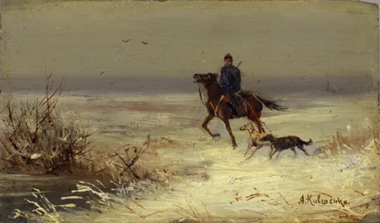 På jakten, 1800-talets andra hälft.