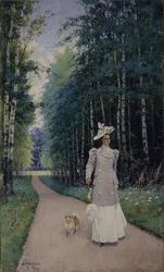 Valk. Porträtt av Zountes Leokadia Shirinskaya-Shikhmatova, 1894