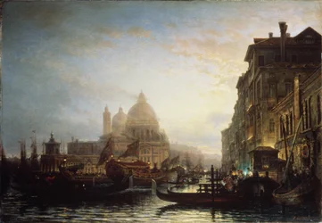 Venedig på natten, 1856