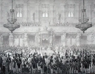 Statsbankett med anledning av kröningen av Ferdinand I (1793-1875)