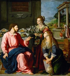Kristus i Martas och Marias hus, 1605