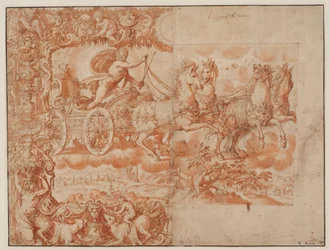 Phaeton fährt die Quadriga
