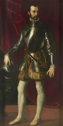 Porträtt av Francesco I de Medici 1541-1587, storhertig av Toscana, 1570-1575.