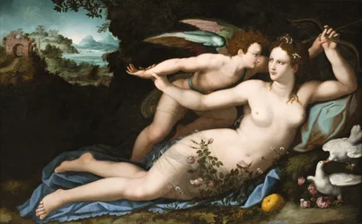 Venus avväpnar Amor