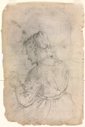 A Kitchen Maid (verso)