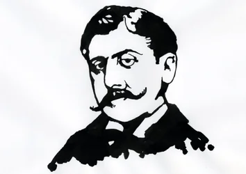 Marcel Proust (bläck på papper)