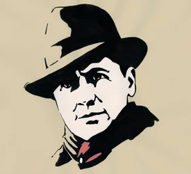 Porträtt av den prefekte och motståndskraftiga fransmannen Jean Moulin (1899-1943)