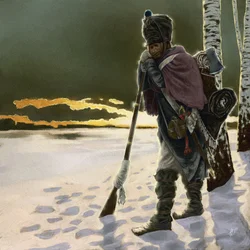 Retirerande infanterist under det ryska fälttåget 1812, 2018