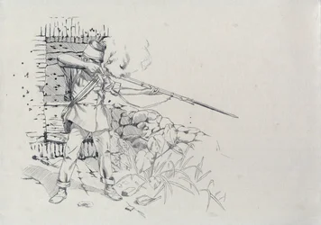 Andra kejsardömet (1852-1870): infanterist, soldat i den österrikiska armén, österrikisk-ungersk (österrikisk-ungersk)