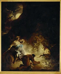 Häxan från Endor (målning på duk)