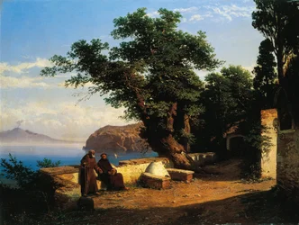 Framför klostret