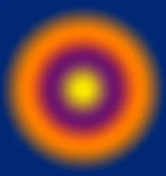 Geometriska lampor, #6, (gradient)