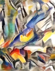 Reflektion i glaciären, 2016,