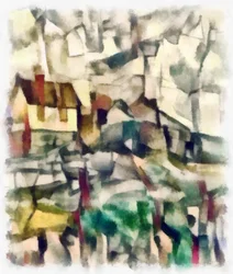 Utsikt (grön) #30, 2016
