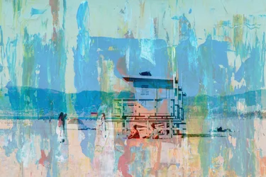 strandstation, 2019, (collage)