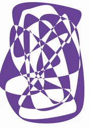 mörkblå, 2018, (blandade media)