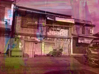 dagtid, 2019, (collage)