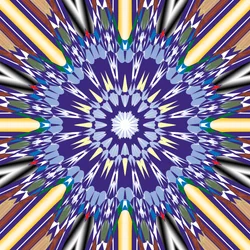 mandala, 2019, (blandade media)