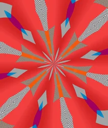 ornament #111,(blandade media)