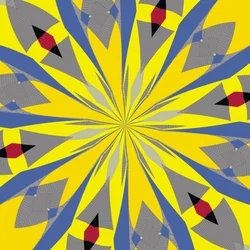 symmetri #14,2019,(blandade media)
