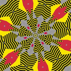 symmetri #5,2019,(blandade media)