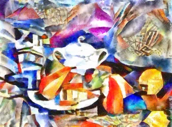 vit tekanna, 2017,