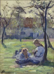 I fruktträdgården