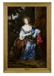 Porträtt av Margaret Holles, hertiginna av Newcastle, 1685