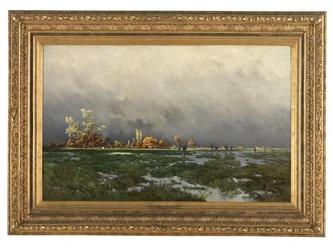 Solsken efter stormen (olja på duk)