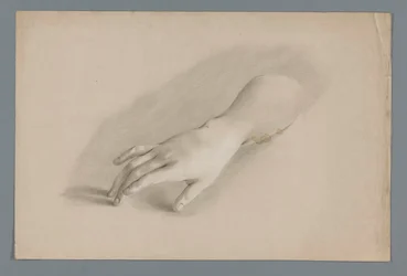 Gipsmodell av en hand