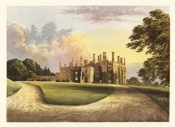 Eggesford House, Devon, England. ,1880 (gravyr)