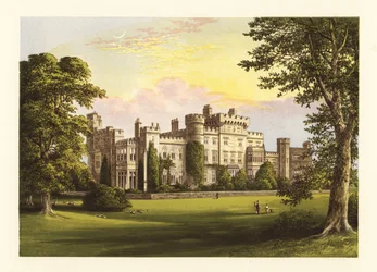 Hawarden Castle, Flintshire, Wales.