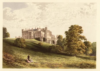 Lambton Castle, County Durham, England. ,1880 (gravyr)