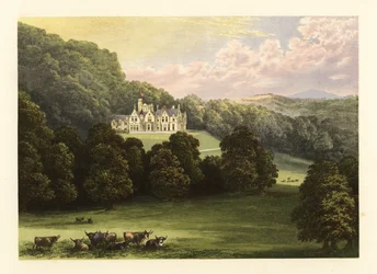 Philiphaugh, Selkirkshire, Skottland.
