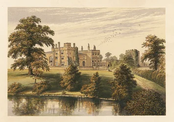 Ripley Castle, Yorkshire, England. ,1880 (gravyr)