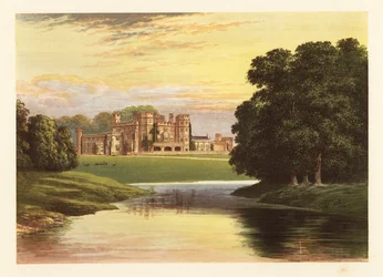 Sundorne Castle, Shropshire, England. ,1880 (gravyr)