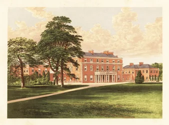Trafalgar House, Wiltshire, England. ,1880 (gravyr)